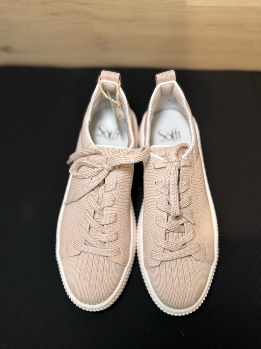 Sofft Women's Knit Sneakers in Blush